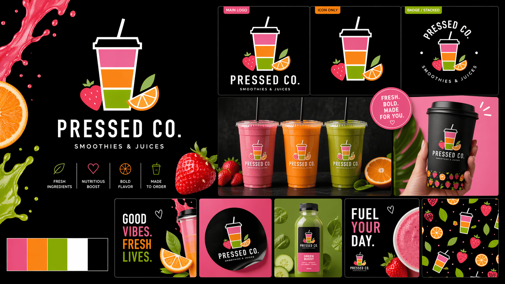 PRESSED CO. identity preview